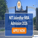 NIT Jalandhar MBA Admission 2026 Open Till May 15; Apply Now at nitj.ac.in